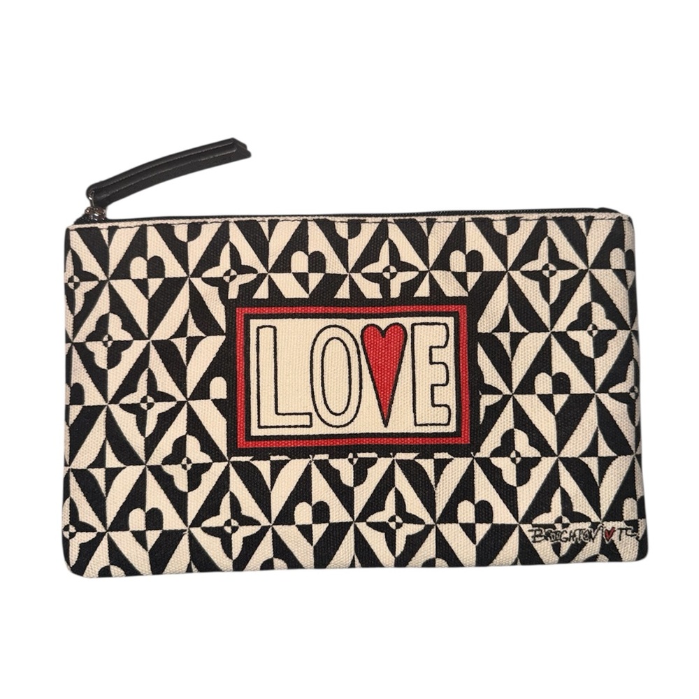 Brighton Canvas Love Clutch